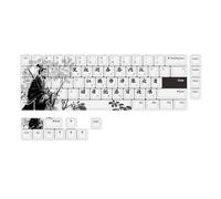 Juego de 75 teclados mecánicos de teclado chino de tres reinos culturales mejora la escritura para 60 % 61 64 68 teclado ergonómico