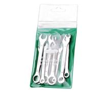 Juego de 8/10 llaves en miniatura de doble extremo abierto, llaves de montaje de muebles para reparaciones domésticas y equipos al aire libre, juego de llaves compactas