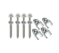 Juego de 8 abrazaderas y tornillos de inyector de combustible M8 x 92 mm metal para Nissan NV300/NV400 para Renault Master III/Megane III OE 8200376373 8200711592
