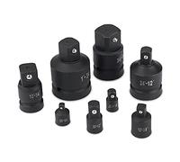 Juego de 8 Adaptadores de Impacto, Convertidores Reductores 1/2.5 cm a 3/7.6 cm, con Estuche Rojo