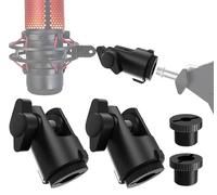 Juego de 8 adaptadores de montaje de micrófono para brazo Hyperx Quadcast, adaptador de soporte de micrófono de fácil instalación con tornillo de 3/8 o 1/4 pulgadas compatible con brazos HyperX