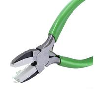 Juego de 8 alicates para hacer joyas, punta de aguja, punta redonda, doblada, nariz doblada, pinza de nailon, alicates que no se rompen, cortadores de alambre, herramientas de cuentas de metal