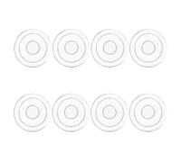 Juego de 8 almohadillas antideslizantes redondas de silicona de 50 mm para mesa, para cama, fijador antideslizante transparente antivibración, junta de muebles