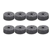 Juego de 8 Almohadillas de Fieltro para Platillos de Tambor 1,6 x 0,4 x 0,6 Pulgadas Botón de Correa de Guitarra Arandelas de Fieltro Almohadilla de Bloqueo de Correa Arandelas de Fieltro Piezas
