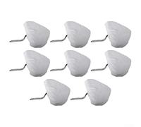 Juego de 8 almohadillas de microfibra para limpiadores de mopa a vapor, compatibilidad perfecta con los principales modelos de marcas