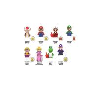 Juego de 8 bloques de construcción Super Mario Bros. Waluigi, Yoshi, Princesa Peach, Wario, Luigi, figuras