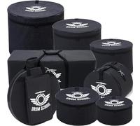 Juego de 8 bolsas de batería, bolsa de transporte acolchada que incluye bolsa Tom de 10 pulgadas, bolsa Tom de 12 pulgadas, bolsa de Tom de 13 pulgadas, bolsa de tambor de 14 pulgadas, bolsa de tambor