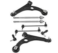 Juego de 8 brazos de control de suspensión delantera compatibles con Dodge Dart 2013-2016 CMS251201 K750691 ES801128 Barras estabilizadoras, barras de dirección, kit de bujes