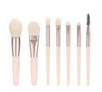 Juego de 8 brochas de maquillaje, brochas de maquillaje para correctores, sombras de ojos y rubor, sintético de alta calidad