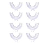 Juego de 8 cabezales de repuesto for cepillos de dientes de silicona en forma de U for niños - Compatible con cepillos de dientes eléctricos en forma de U - for bebés de 2 a 8 años - Cabezales de repu