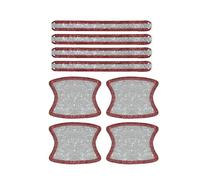 Juego de 8 calcomanías autoadhesivas para manija de puerta de coche, protector de pintura lateral universal con diamantes de imitación, accesorios protectores de manijas de puerta