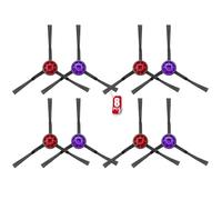 Juego de 8 Cepillos Laterales de Repuesto para EUREKA NERE10S / E20S Plus / J12 Ultra/Midea M9 / V12 / Obode A8 A8 Plus (A8+), Accesorios Duraderos de Silicona para Robots Aspiradores