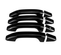Juego De 8 Cubiertas Cromadas Para Manijas Puertas Exteriores Coche Para Chevy Para Silverado 1500 2500 3500 2014 2015 2016 2017 2018 2019 Maneta Exterior coche(Black)