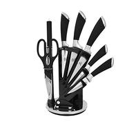 Juego de 8 cuchillos Royal Swiss negro