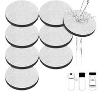Juego de 8 Discos Filtrantes de Recambio Compatibles con Botellas Jarras Brita Fill Go Reduce PFAS Cloro Micropartículas Sabor Olor Filtración Rápida Alta Capacidad Certificado NSF 42