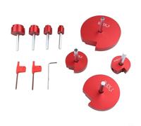 Juego de 8 escariadores de PVC con vástago hexagonal de 1/4 para uso en taladros estándar durante la reparación y reemplazo de tuberías