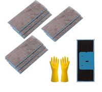Juego de 8 fregonas lavables y reutilizables de microfibra para iRobot Braava Jet M6/M6134, paños de limpieza en húmedo y seco adecuados para diferentes suelos, suministrados con guantes de limpieza