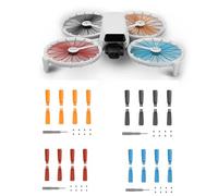 Juego de 8 hélices coloridas adecuadas para DJI FLIP Hélice 4022F de hoja de color para accesorios de dron FLIP (rojo)