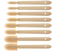 Juego de 8 herramientas de calafateo de goma, 4 tamaños, sellador de lechada suave, espátula de goma, aplicador, sellador de lechada, herramienta de acabado de lechada