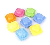 Juego de 8 herramientas para formar bolas de arroz |Formas de dibujos animados para sushi/onigiri/snacks |Utensilios de cocina reutilizables para jóvenes y bricolaje |Alimentos: