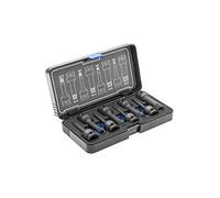 Juego de 8 llaves de vaso (1/2", Crmo)