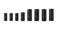 Juego de 8 llaves de vaso de grifo de 4 y 3/8, kit de herramientas de reparación de roscas de acero al carbono para mecánicos automotrices del hogar, diseño de cambio rápido para un roscado eficiente