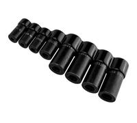 Juego de 8 llaves de vaso para grifo, 1/4 y 3/8 pulgadas, kit de llaves de vaso para reparaciones automotrices del hogar y tareas de roscado