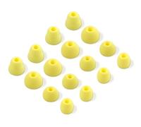 Juego de 8 Pares de Almohadillas de Silicona compatibles con Auriculares inalámbricos Beats Flex/Beats X/Beats Powerbeats Pro (Amarillo)