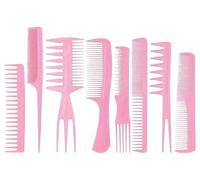 Juego de 8 peines de pelo Elite para desenredar, peinar el pelo, dientes finos, afro 3a a 4c, liso, rizado, encrespado, rizado, cabello rizado, cabello rizado, húmedo o seco
