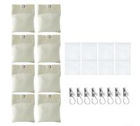 Juego de 8 pesos para cortinas de exterior de 15 onzas con cierre automático para una estabilización eficaz