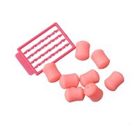 Juego de 8 piezas de cebos de carpa de hundimiento lento de 12 mm con sabor a calamar afrutado para pescadores (rosa)