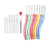 Juego de 8 Piezas de Ganchillo - Agujas de Lana (9 Botellas), Ganchillo de Punto y Tela Con Asa