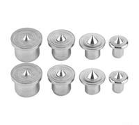 Juego de 8 pines centrales de 6/8/10/12 mm para herramienta de alineación de carpintería con diseño de punta hueca, marcado preciso de agujeros para proyectos de carpintería de madera blanda