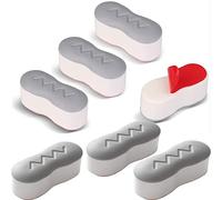 Juego de 8 protectores universales para asiento de inodoro, tapa de bidé, espaciadores de asiento, estabilizadores de repuesto para cubierta de inodoro