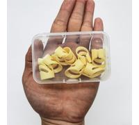 Juego de 8 púas de guitarra Alaska ajustables para músicos, mejorando la comodidad y el rendimiento (A: 6 L + 2 M)