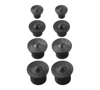 Juego de 8 puntas centrales de clavija de madera, marcador de agujero de acero para carpintería de madera, compatible con juntas de espiga de 6 mm, 8 mm, 10 mm, 12 mm