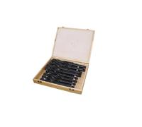Juego de 8 puntas de cono morse hss x metal 24 - 44 cm Holzmann spsmk34