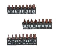 Juego de 8 puntas de destornillador magnéticas de acero de aleación de 25 mm con vástago hexagonal de 1/4 de pulgada para taladro Phillips ranurado Torx Star accesorios de herramientas eléctricas y