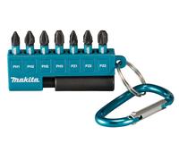Makita E-11994 Juego de 8 puntas de rosca negra de impacto