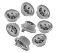 Juego de 8 Rueda Lavavajillas - Ruedecillas Bandeja Inferior Lavaplatos para Cesto Inferior Ruedas Lavavajillas - Compatible con Bosch & Siemens Lavavajillas