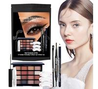 Juego de 8 sombras de ojos, kit de maquillaje de ojos, kit de mejora de ojos, duradero, resistente al agua, 8 unidades