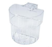 Juego de 8 soportes colgantes transparentes para plantas de acuario para peceras, cestas de plástico para apoyar plantas acuáticas y mejorar la decoración del tanque (B)