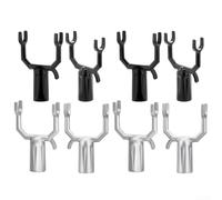 Juego de 8 soportes de metal para ramas de árbol ajustables en forma de Y, muleta de aleación de aluminio, dos métodos de soporte para ramas de 0.5 a 1.8 pulgadas, para estacas de hasta 0.7 pulgadas