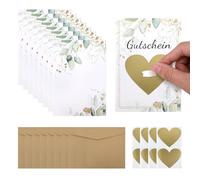 Juego de 8 tarjetas para rascar con sobres, cupón para rellenar tú mismo, tarjetas para rascar como tarjeta de cumpleaños, cupón de deseos (G69)