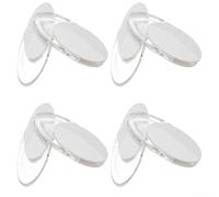 Juego de 8 tiradores para colgar cortinas venecianas y cortinas de plástico resistente para un apoyo fiable en cualquier hogar