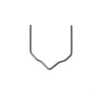 Juego de 800 grapas de soldadura de plástico de acero inoxidable de 0,6 mm más 0,8 mm de onda plana y grapadora en caliente de esquina, clips de reparación precortados para nailon PVC ABS Plus