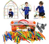 Juego de 800 pajitas y Conectores, de Playaps Kit Extragrande con Piezas Especiales.