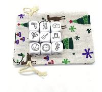 Juego de 9 dados de plástico con patrones de narración y bolsa gratuita