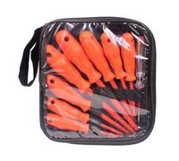 Juego de 9 destornilladores aislados resistentes con punta antideslizante, bolígrafo probador para reparación del hogar y trabajo eléctrico, herramienta de electricista