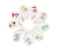 Juego de 9 fundas para palos de golf, diseño de conejo de Pascua, fácil de colocar, para hombres, mujeres, madres, padres, abuelos, golfistas y al aire libre